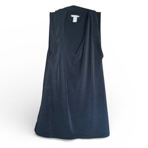 Banana Republic Sleevless V-Neck Top - Black Size S